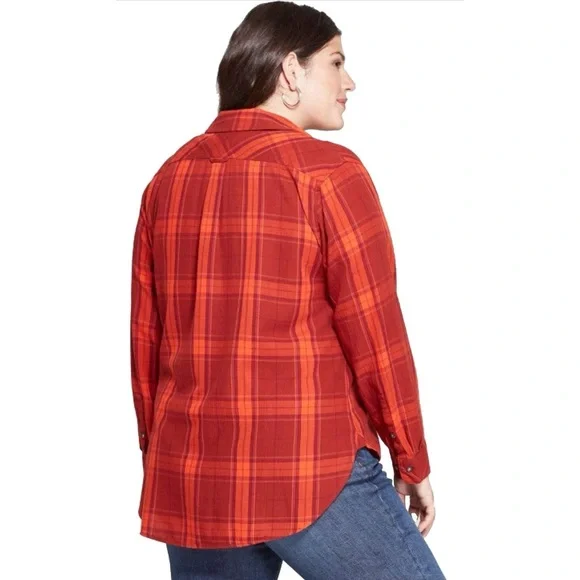 Ava & Viv Plaid Shirt - Picture 2 of 9